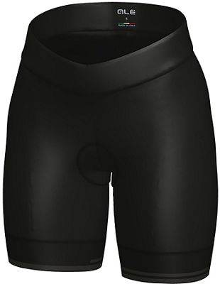 Alé Women's Solid Classico LL Shorts - Black-Grey - XL}, Black-Grey