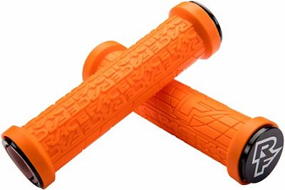 Race Face Grippler Lock-On Handlebar Grips - Orange - 33mm}, Orange