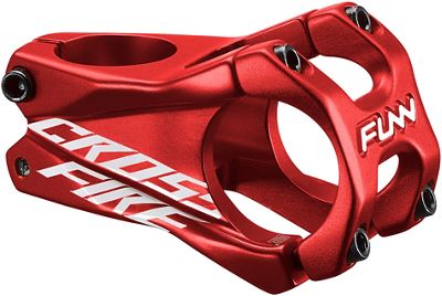 Funn Crossfire Stem - Red - 1.1/8", Red