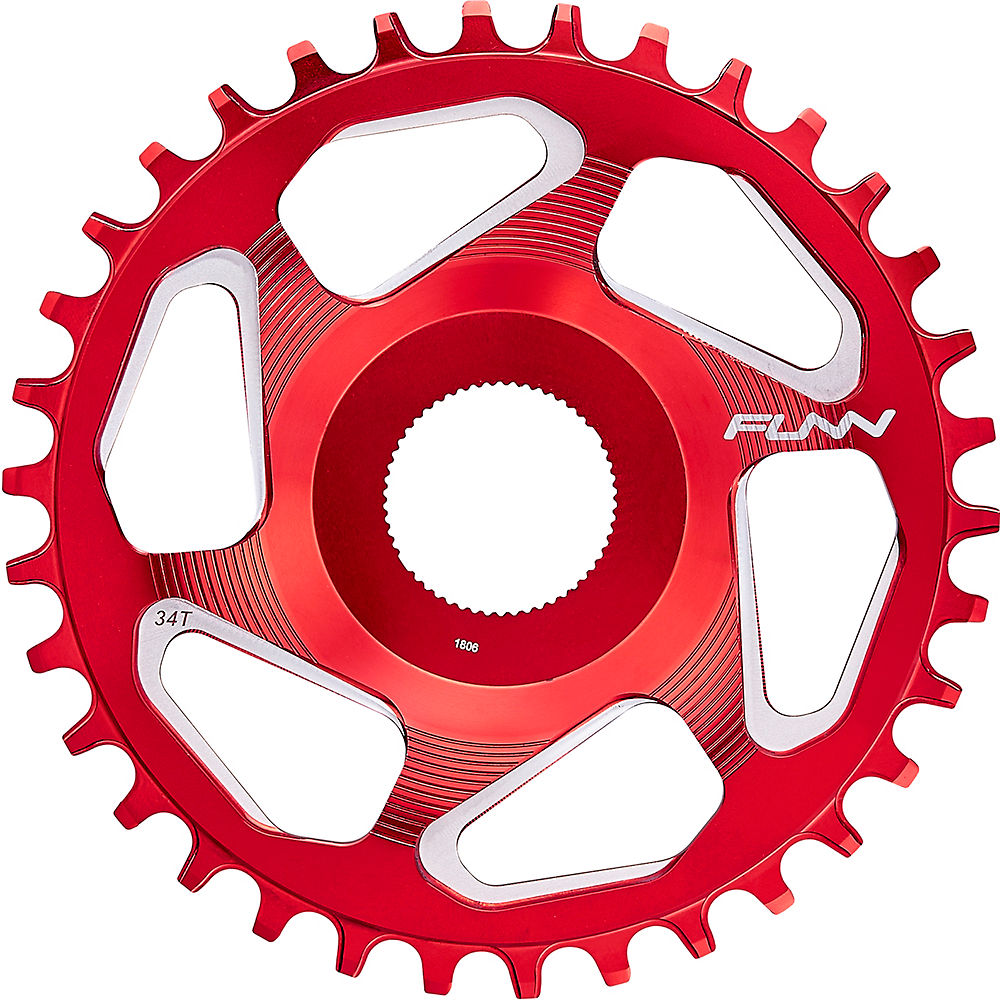 Funn Solo ES Narrow Wide Chainring - Rouge - Direct Mount, Rouge