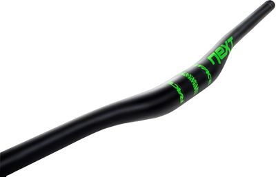 Race Face Next Riser Mountain Bike Handlebars - Carbon - Green - 1/4 Rise}, Carbon - Green