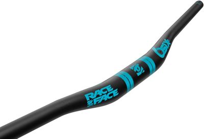 Race Face SIXC Riser Mountain Bike Handlebars - Carbon - Blue - 82cm x 20mm Rise}, Carbon - Blue