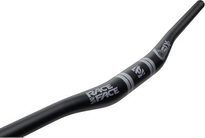 Race Face SIXC Riser Mountain Bike Handlebars - Carbon - Silver - 82cm x 20mm Rise}, Carbon - Silver