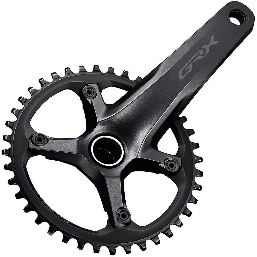 Pédalier Shimano GRX 600 (1 x 11 vitesses) - Noir - 110mm, Noir