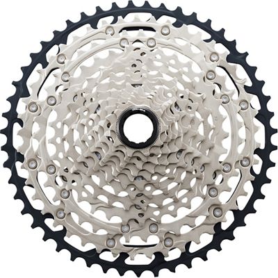 Shimano SLX M7100 12 Speed Cassette - Silver - 10-51t}, Silver