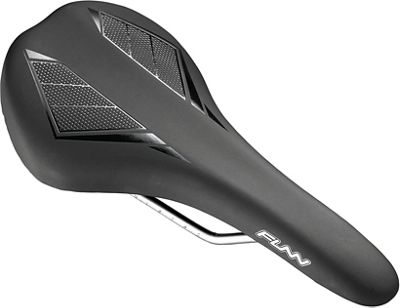 Funn skinny saddle - noir/noir - 144mm wide, noir/noir