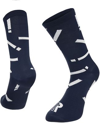 Chaussettes Ratio Exclamation (20 cm) - Bleu marine/Blanc - S/M
