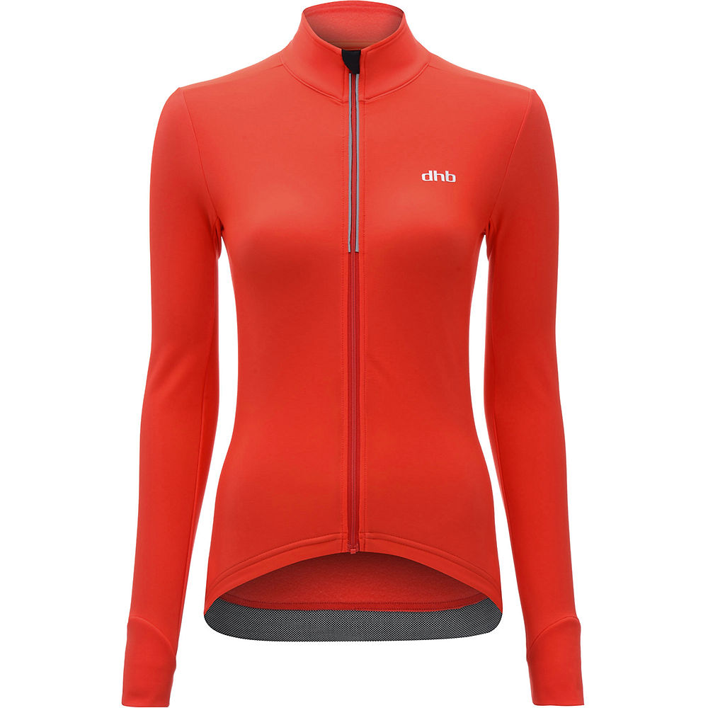 dhb Aeron Womens Roubaix LS Jersey - LTD Ed - Orange - UK 14