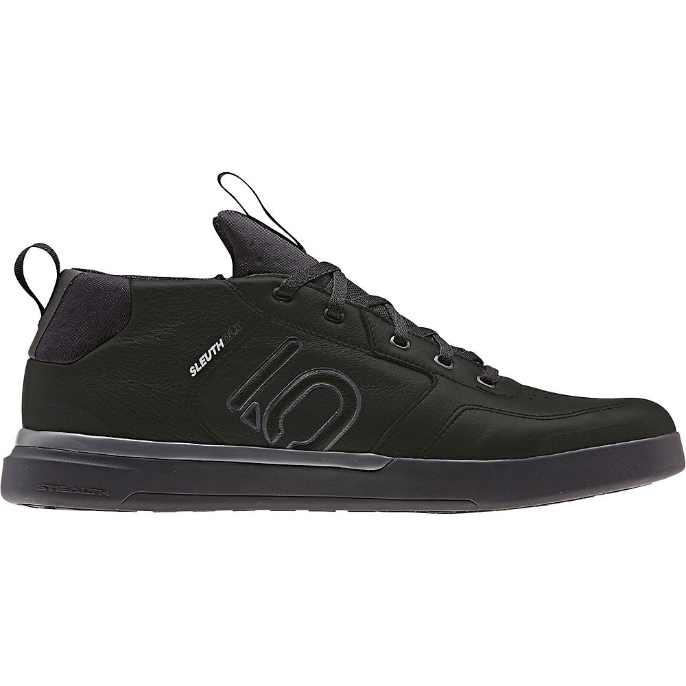 Five Ten Sleuth DLX Mid MTB Shoes (2019) - Core Black-Grey Five-Scarlet - UK 9, Core Black-Grey Five-Scarlet