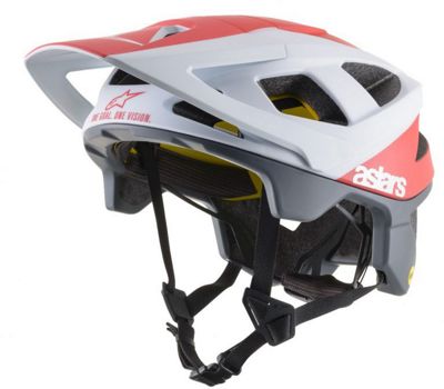 Casque Alpinestars Vector Tech MIPS (Polar) 2019 - White Red Matt