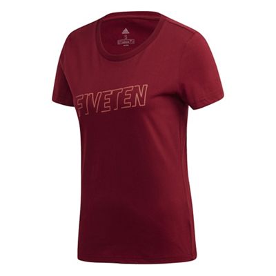 Five Ten Women's Graphic T-Shirt - Collegiate Burgundy