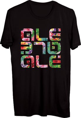 Alé 3 Logo Flower T-Shirt - Noir - XL