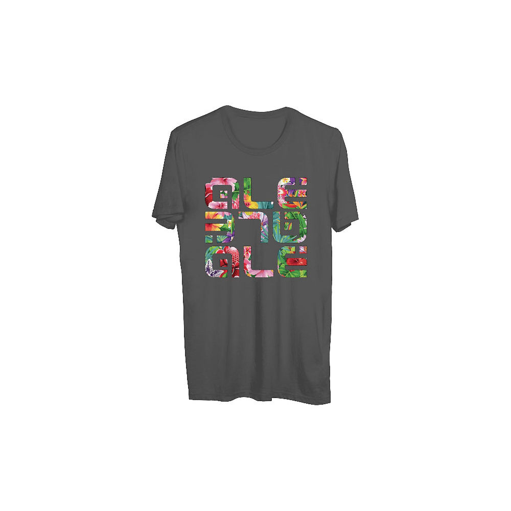 Image of Alé 3 Logo Flower T-Shirt - Gris, Gris