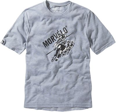 Morvelo Line Short Sleeve Tech Tee  - grigio, grigio