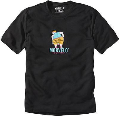 Morvelo Distance Short Sleeve Tech Tee  - nero, nero