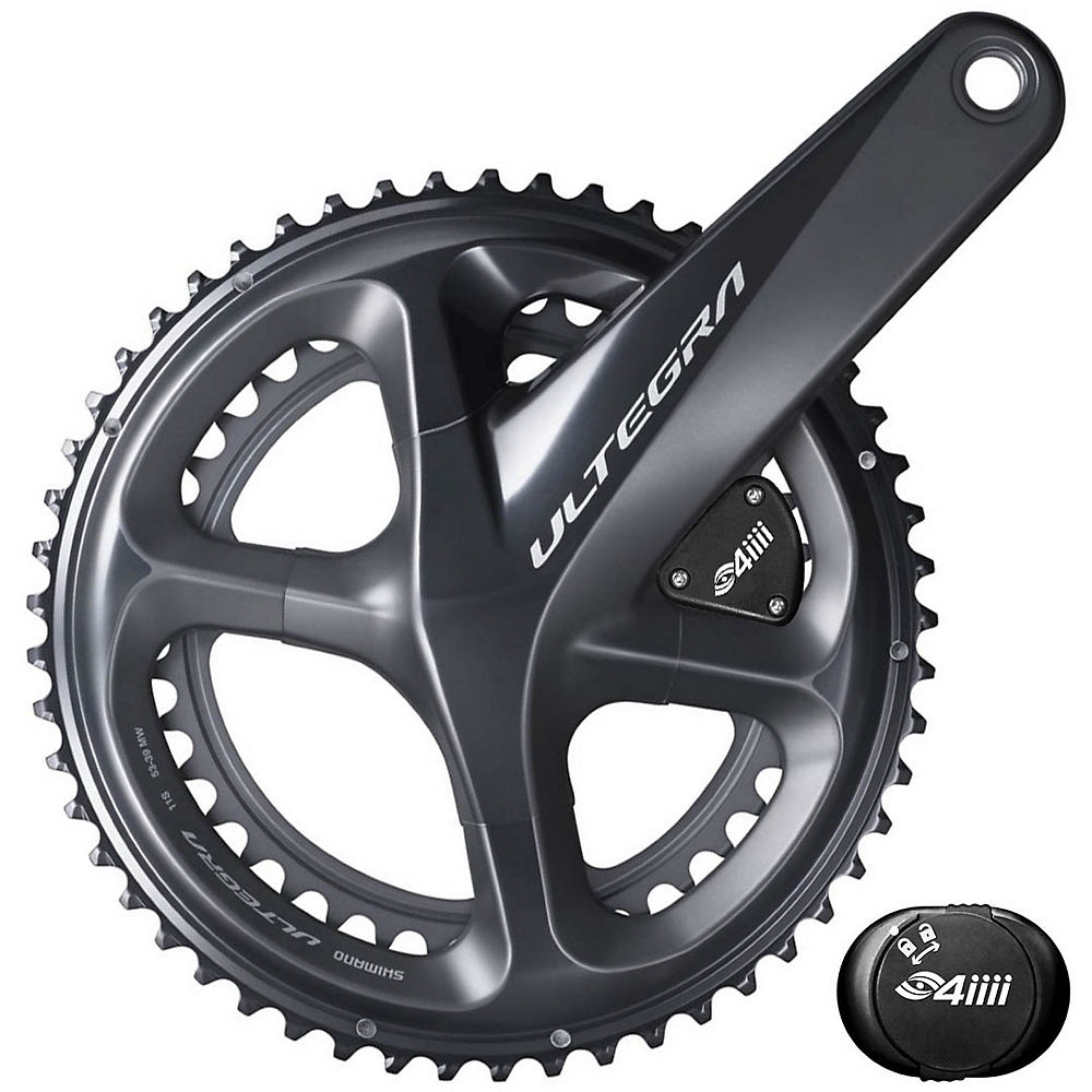 4iiii Precision Pro Ultegra R8000 Power Meter - Black - 50.34t}, Black