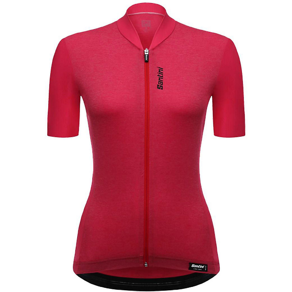 Santini Women's 365 Scia Short Sleeve Jersey - Rouge, Rouge