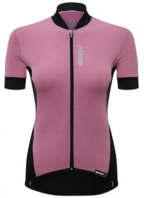 Santini Women's Brio Short Sleeve Jersey - Rose - XL