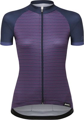 Santini Women's Ritmo Short Sleeve Jersey - Nautica Blue - XXL