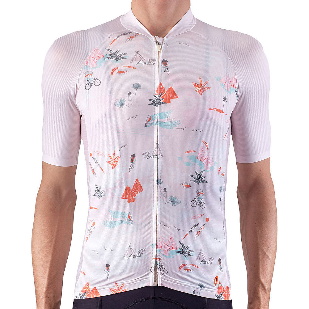 Isadore Alternative Cycling Jersey Wild Nothing - Rose léger, Rose léger