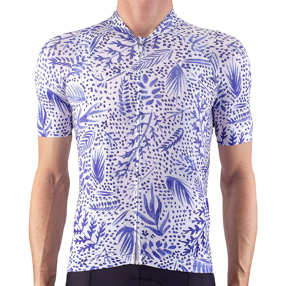 Isadore Alternative Cycling Jersey Blueprint - Bleu/Blanc - M, Bleu/Blanc