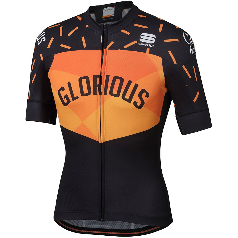 Sportful X Glorious Sprinkles Bodyfit 2.0 Jersey - Noir-Orange