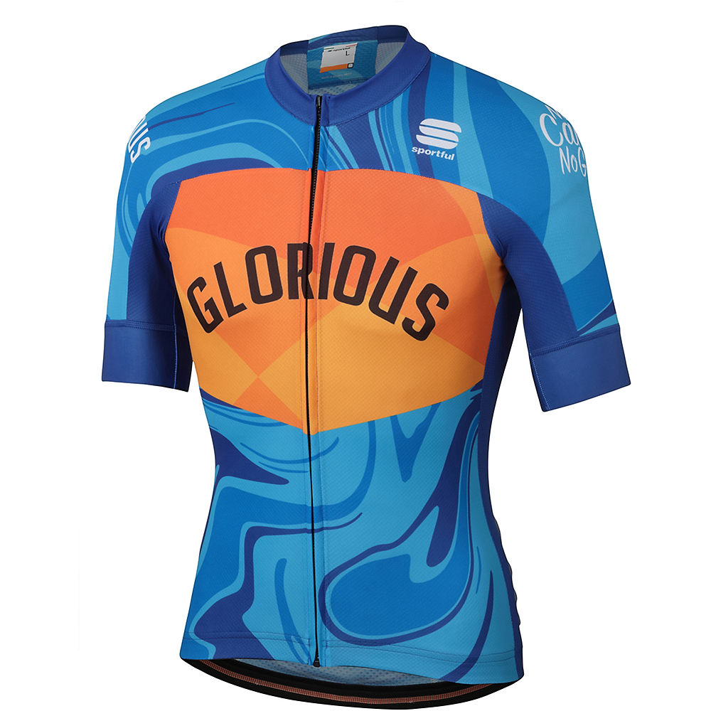 Sportful X Glorious Blue Glazed 2.0 Jersey - Bleu
