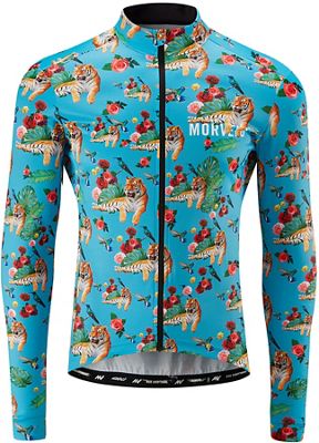 Morvelo Wildlife Thermoactive Long Sleeve Jersey - Blue Multi - XS