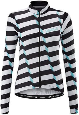 Morvelo Women's Madrid Thermoactive LS Jersey - Blanc-Noir - XXL