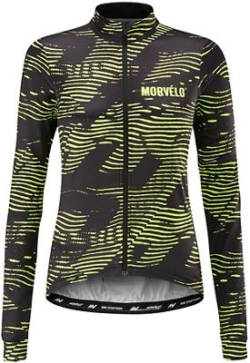 Morvelo Women's Blaze Thermoactive LS Jersey - Fluro Yellow/Noir - XS