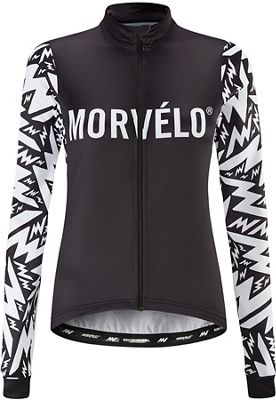 Morvelo Women's Unity Thermoactive LS Jersey - Noir - blanc - XXL