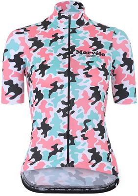 Morvelo Women's Loot Standard SS Jersey - Aqua-Peach-Black