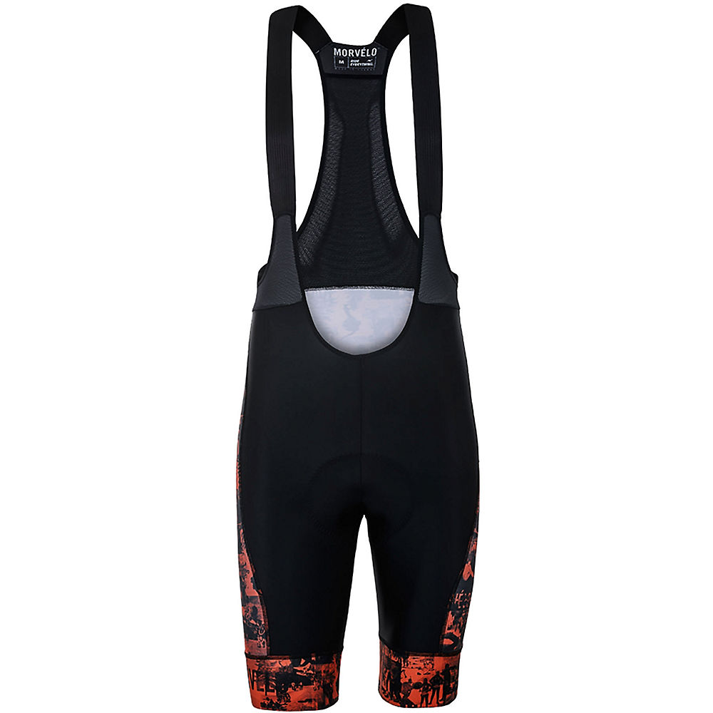 Morvelo Fanzine NTH Series Bib Shorts - Noir/Rouge
