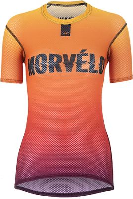 Morvelo Women's Fire Short Sleeve Baselayer  - arancia - XL, arancia