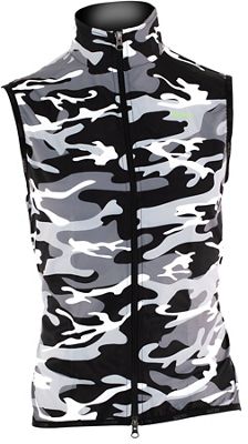 Primal Camo Wind Vest - Black-White - XXL}, Black-White