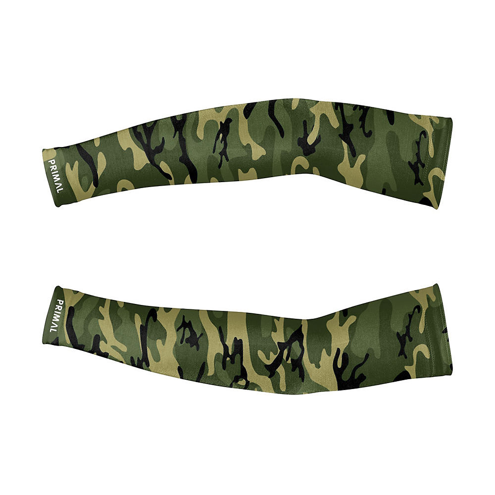 Primal Camo Arm Warmers - Vert/Noir, Vert/Noir