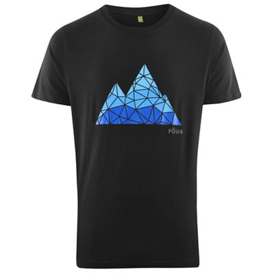 Maglietta Föhn Geo Glacier - Nero/Blu, Nero/Blu
