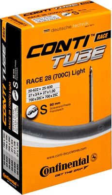2x Continental Race 28 700 x 20-25c Road Bike 42mm Presta Inner Tubes 1 Pair 