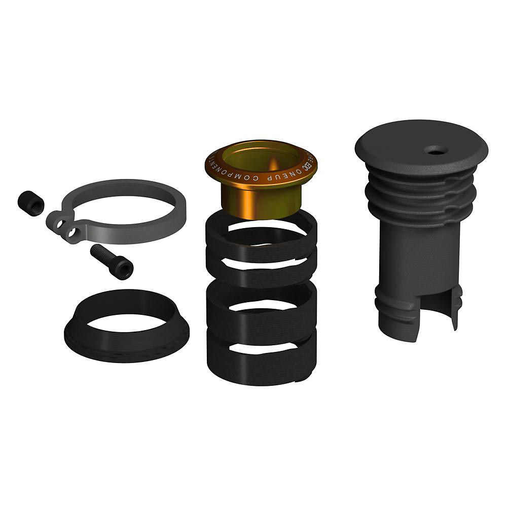OneUp Components EDC Stem Cap and Preload Kit - Orange - 1.1/8, Orange