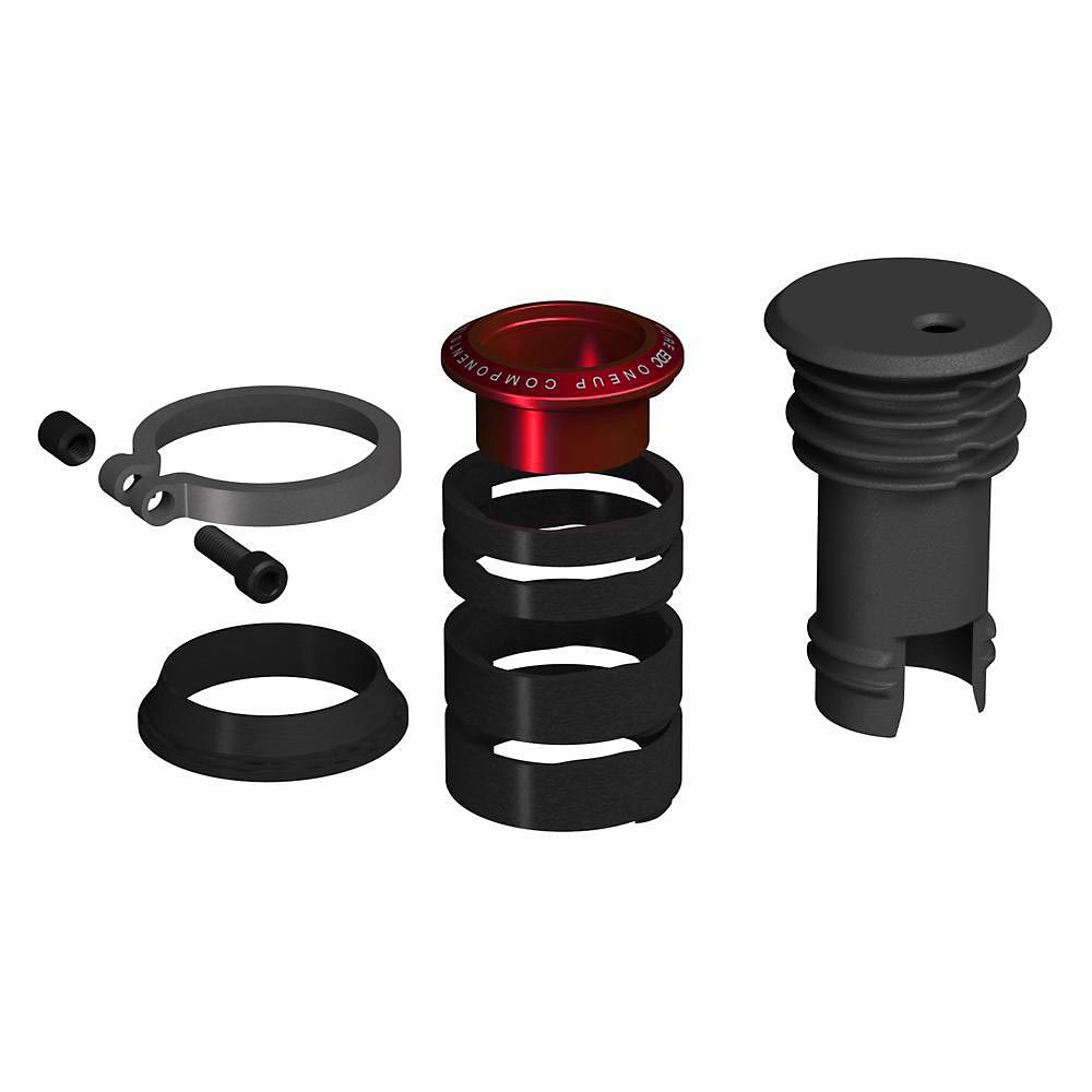 OneUp Components EDC Stem Cap and Preload Kit - Rouge - 1.1/8, Rouge