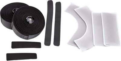 Spank Wing Bar Tape, Gel Pad and Plug Kit - Noir, Noir