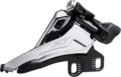 Shimano XT M8100 2x12 Speed MTB Front Derailleur - Black 3 - E-Type Mount}, Black 3