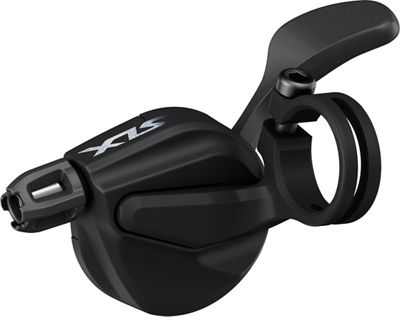 Shimano SLX M7100 12 Speed MTB Gear Shifter - Black - Left Band On}, Black