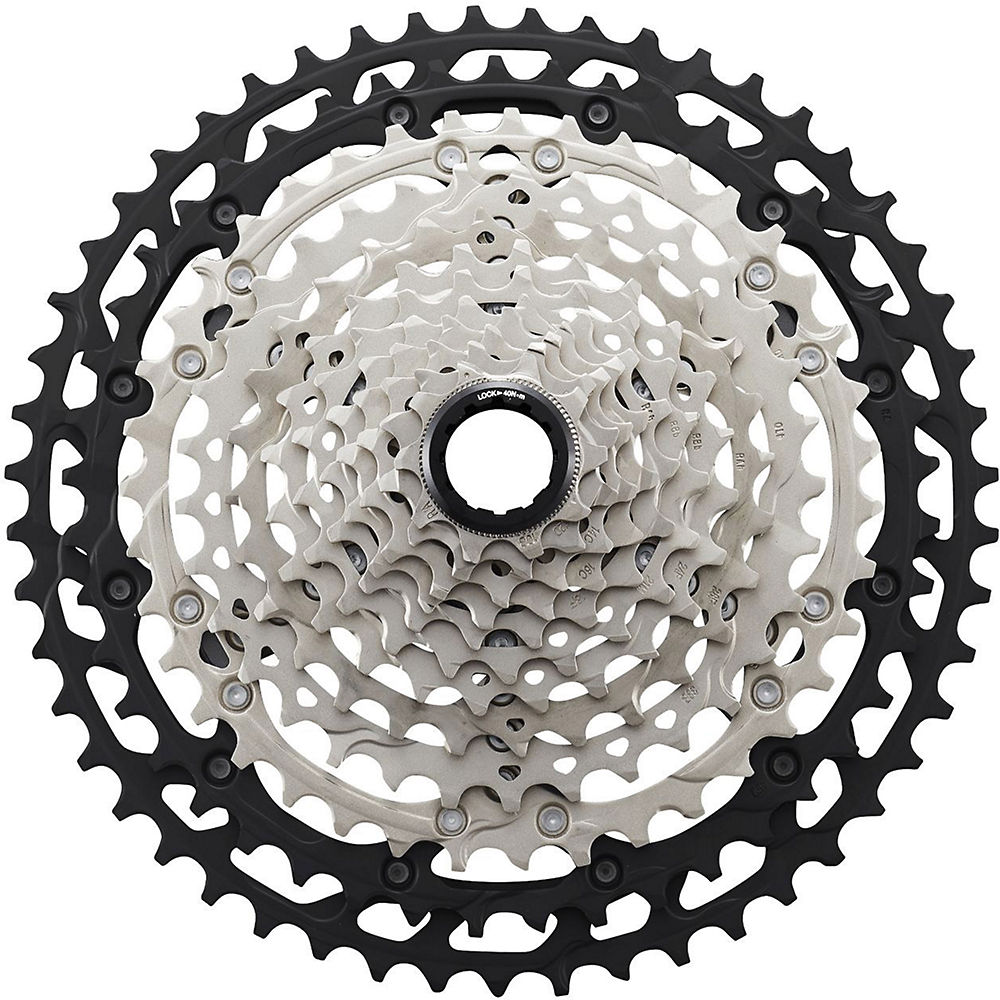 Cassette Shimano Deore XT M8100 (12 vitesses) - Argent - 10-45t, Argent
