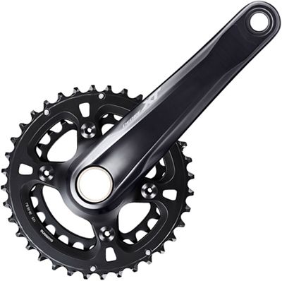 Shimano XT M8100 12 Speed Mountain Bike Chainset - Black - 36.26t}, Black