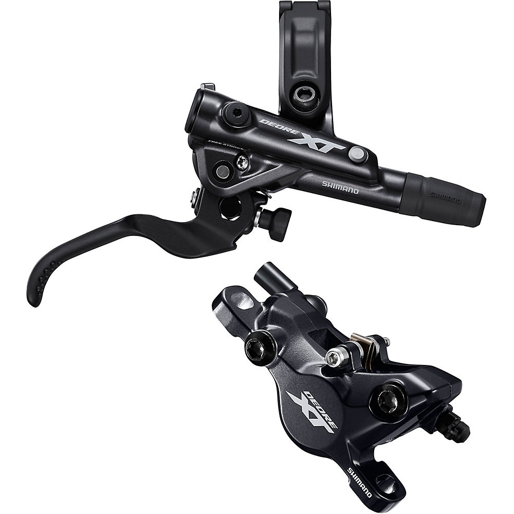 Frein Shimano XT M8100 (à disque, avec étrier) - Noir - Right Hand - Front, Noir