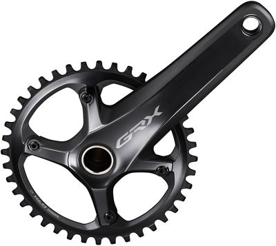 Shimano GRX 810 11 Speed Gravel Single Chainset - Black - 42t}, Black