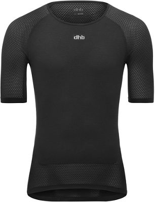 Dhb Aeron Equinox Short Sleeve Base Layer Black Xs Black