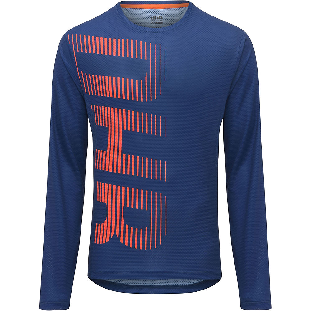 Maillot VTT dhb Trail (manches longues) - Bleu/Orange - XXL, Bleu/Orange