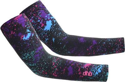 dhb Blok Women's Arm Warmer - Moss AW19 - Black-Multi - M}, Black-Multi